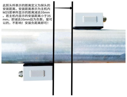 超声波水流量计安装距离示意图